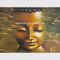 Lukisan Minyak Thailand Modern Patung Buddha Lukisan Minyak Buatan Tangan Abstrak Kanvas Lukisan Minyak Oriental