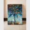 Hand Painted Palette Knife Lukisan Minyak Pemandangan Laut Teluk Meksiko Hiasan Dinding Seni