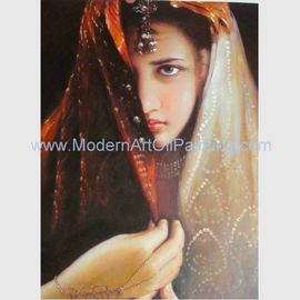 Reproduksi Lukisan Minyak Gadis Arab Buatan Tangan Orang-orang Bersejarah Melukis di atas kanvas