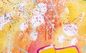 Lukisan Minyak Abstrak Berbingkai Bunga Buatan Tangan Dengan Akrilik Di Atas Kanvas Ukuran Khusus