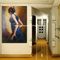 Tangan Dicat Lukisan Cat Minyak Spanyol / Lukisan Wanita Flamenco Penari Kanvas Seni