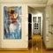 Buatan Tangan Wanita Telanjang Lukisan Cat Minyak Abstrak Sosok Manusia Lukisan Untuk Ruang Tamu