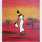 Lukisan Minyak Modern Abstrak, Lukisan Kanvas Wanita Afrika Buatan Tangan Akrilik
