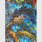 Hand Painted Palette Knife Lukisan Minyak Pemandangan Laut Teluk Meksiko Hiasan Dinding Seni