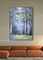 Pemandangan Abstrak Lukisan Minyak Seni Modern Untuk Ruang Tamu Lukisan Pohon Hutan