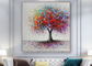 Abstrak Colorful Modern Art Minyak Lukisan Tangan Dicat Lukisan Pohon Untuk Ruang Tamu 32 &quot;X 32&quot;