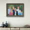 Potret Lukisan Minyak Kustom Keluarga Untuk Dekorasi Kabinet Tampilan Samping